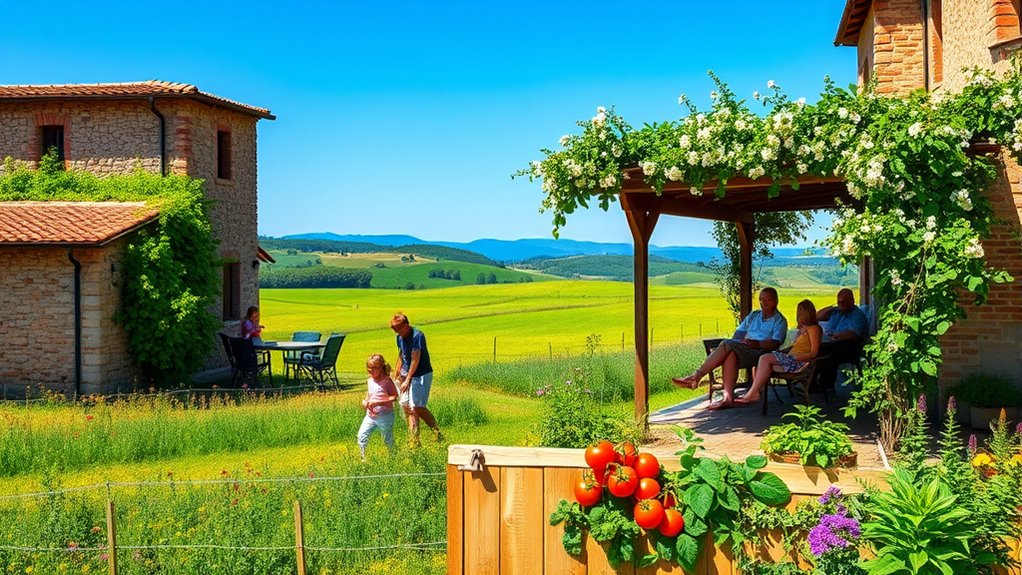 family organic farm experience