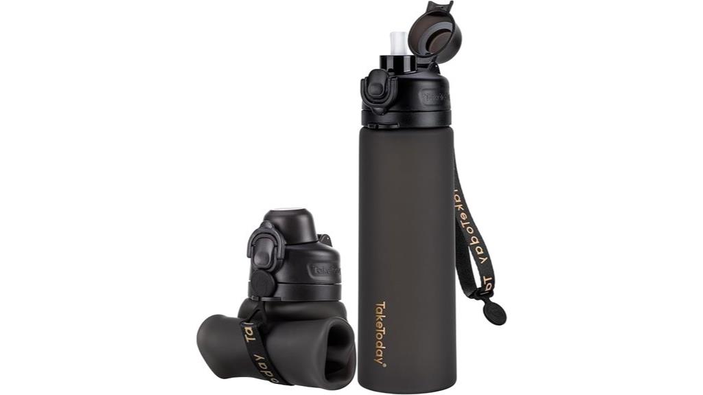 flexible 20oz silicone bottle