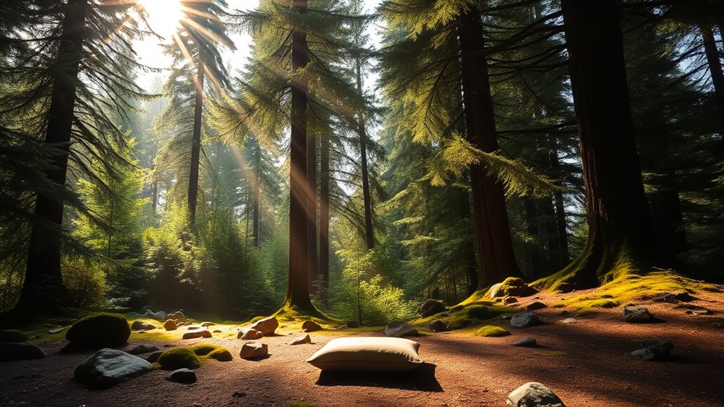 forest meditation enhances well being