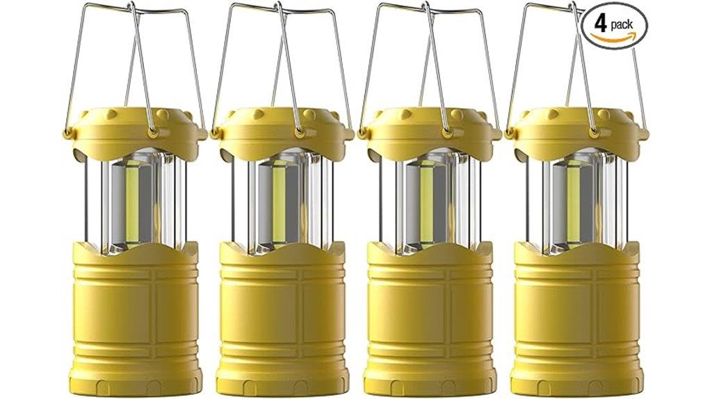 four pack led lanterns