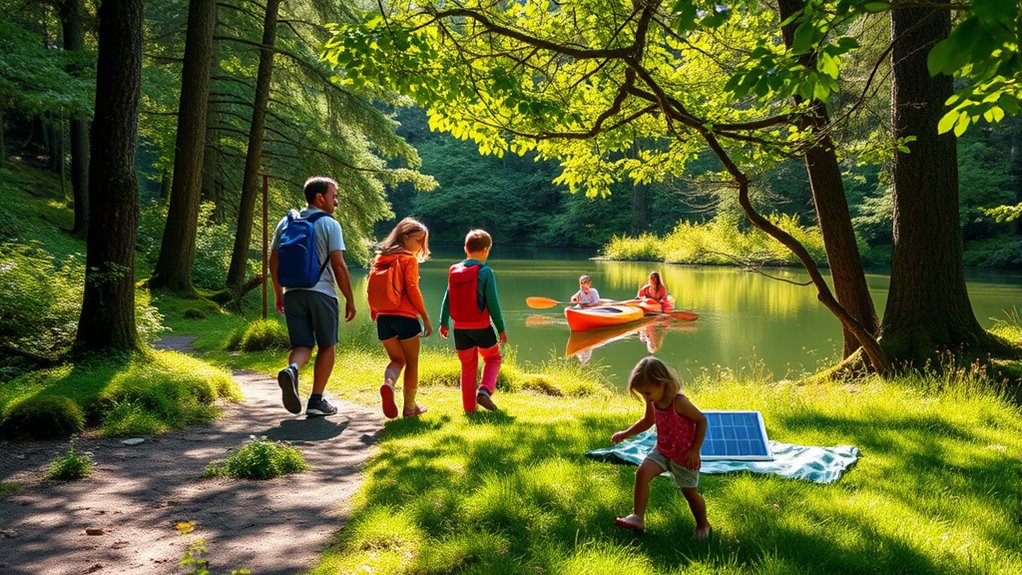 gentle outdoor family activities