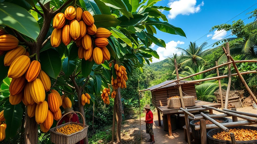 hands on cacao processing journey