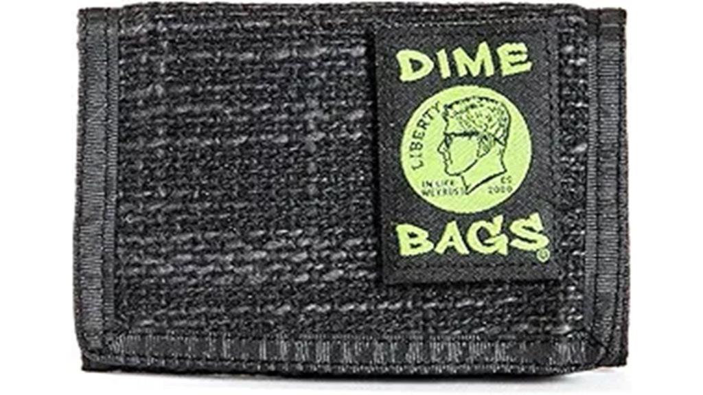 hemp trifold wallet design