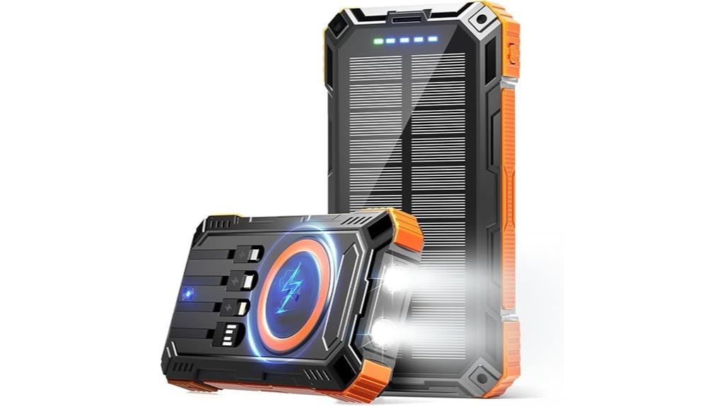high capacity solar power bank