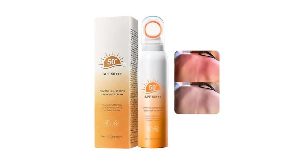 high spf reef friendly spray