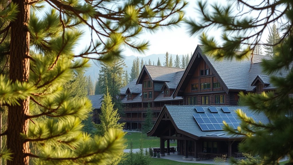 historic eco friendly yellowstone lodge