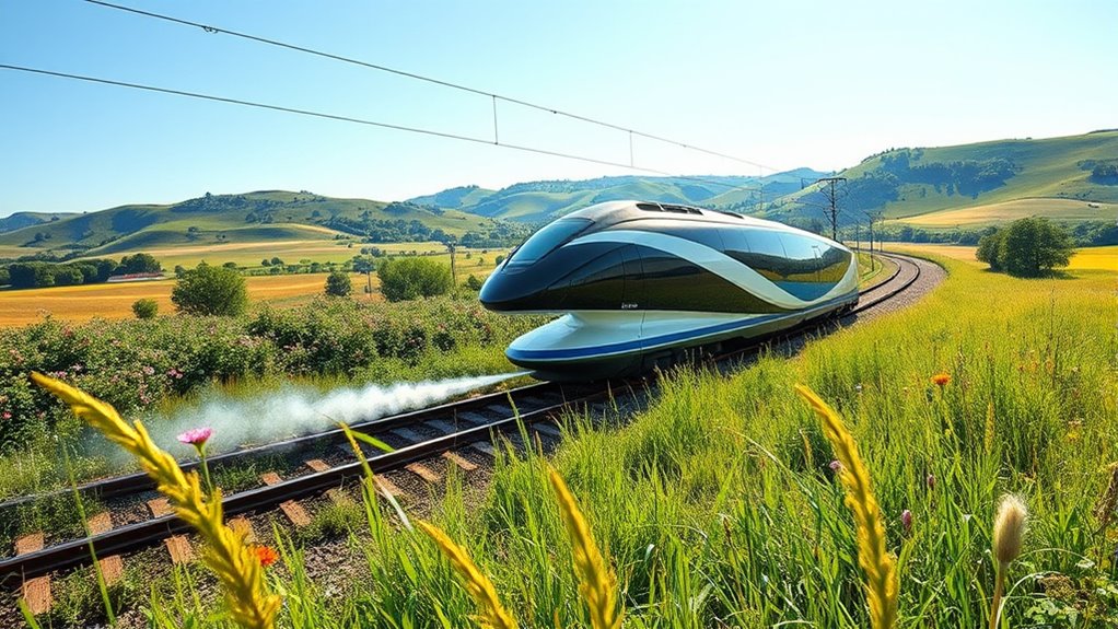 hydrogen trains reduce emissions