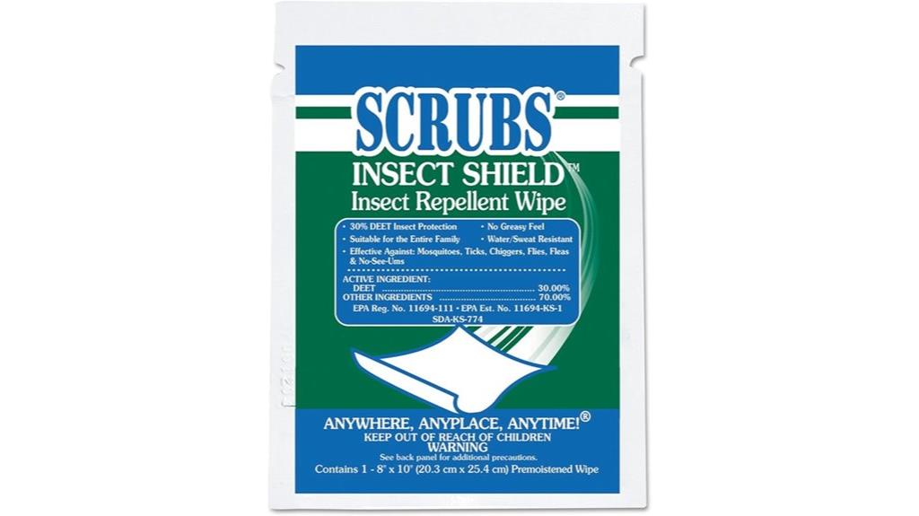 insect repellent wipes carton