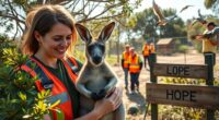 kangaroo island conservation volunteering