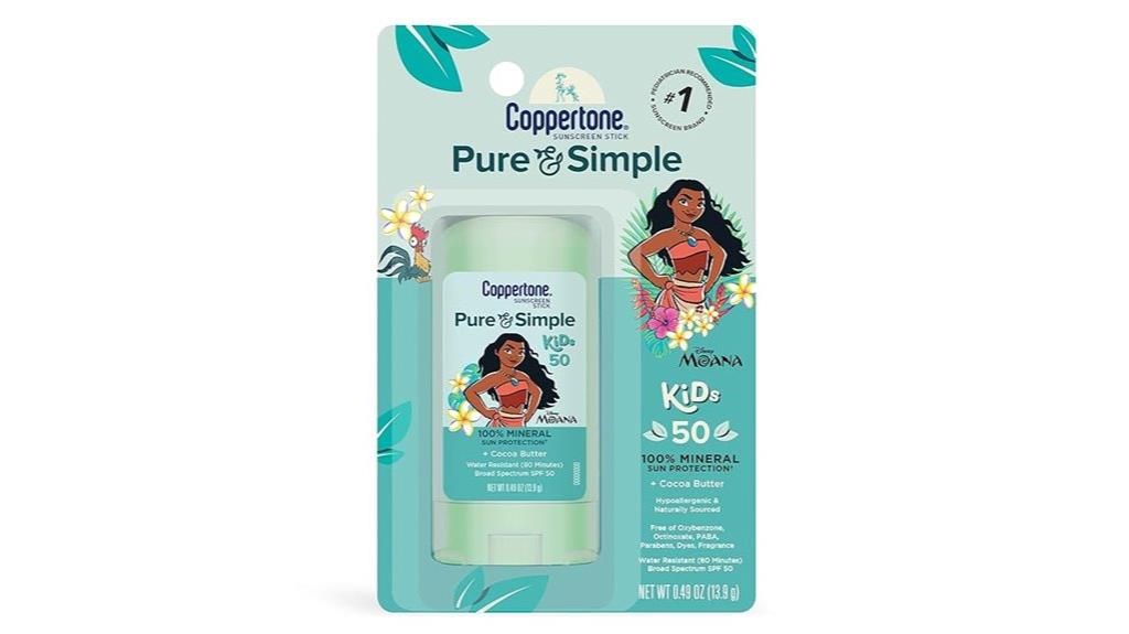 kids spf 50 sunscreen stick