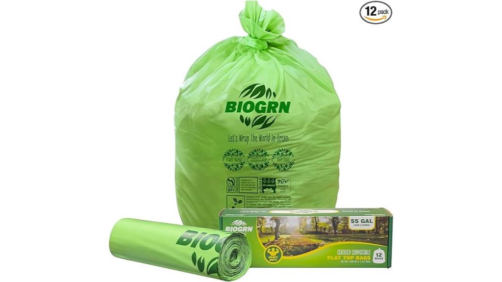 large compostable trash bags