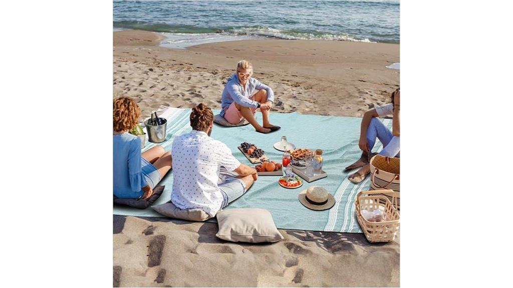 large outdoor beach blanket