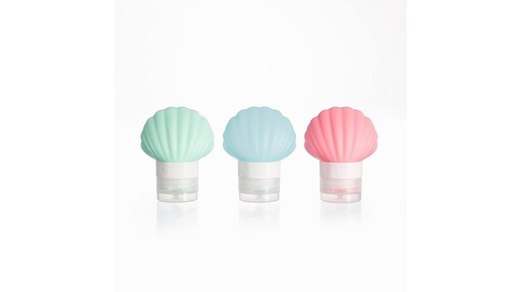 leak proof silicone travel bottles