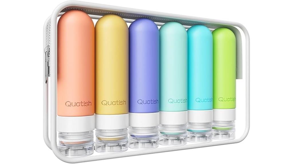 leakproof tsa silicone bottles