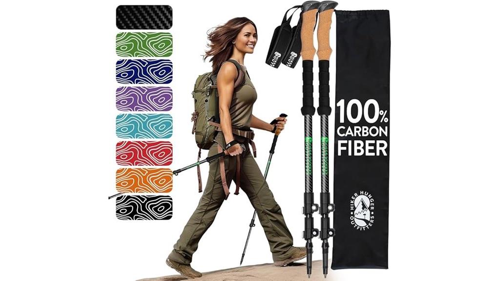 lightweight carbon fiber poles