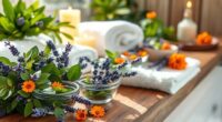 locally foraged botanical spa