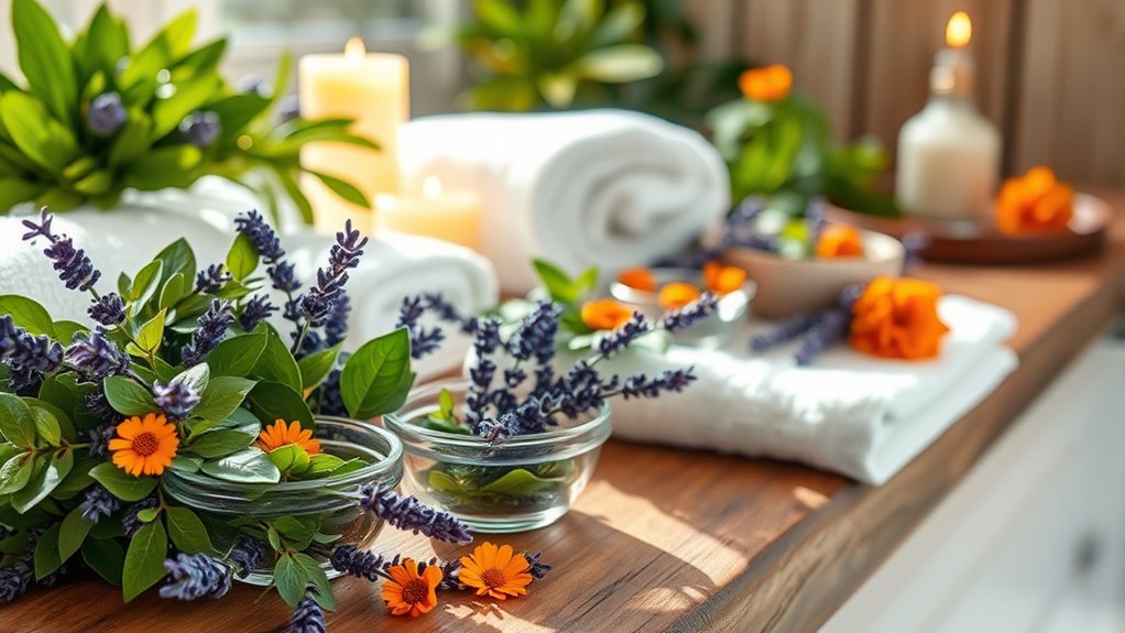 locally foraged botanical spa