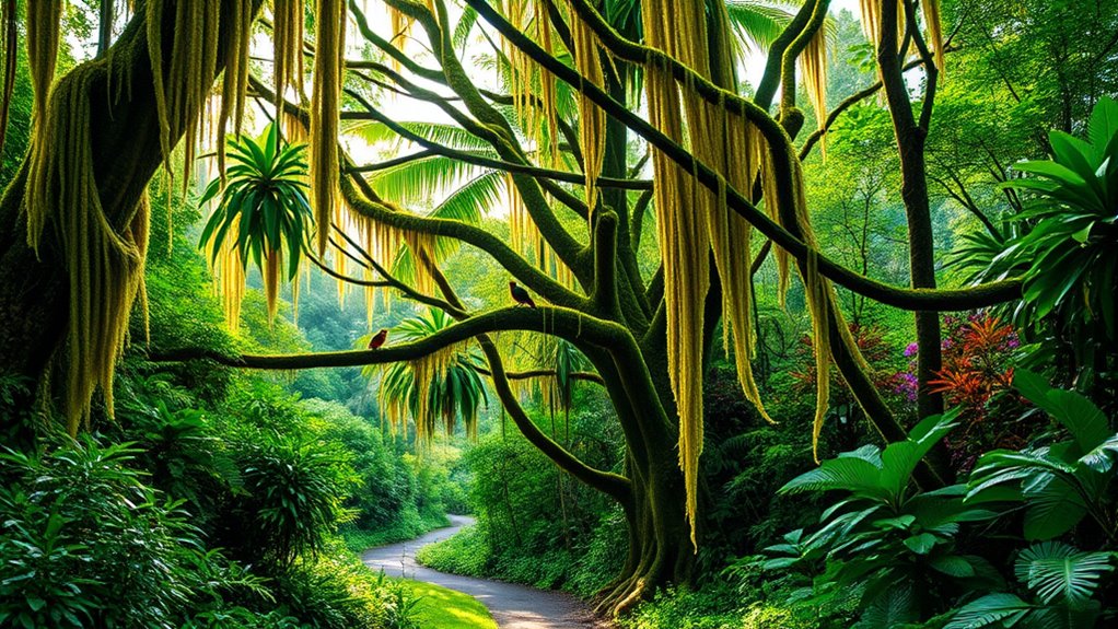 lush diverse rainforest ecology