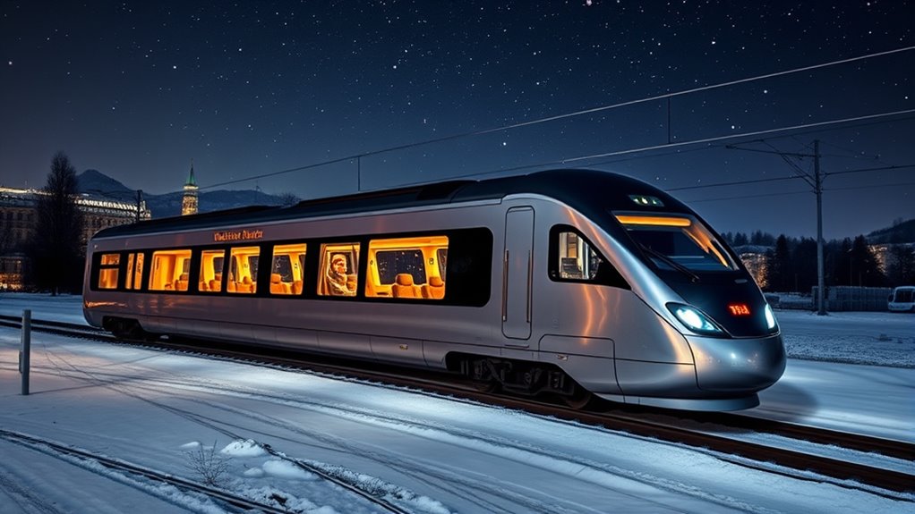 luxurious sustainable night train