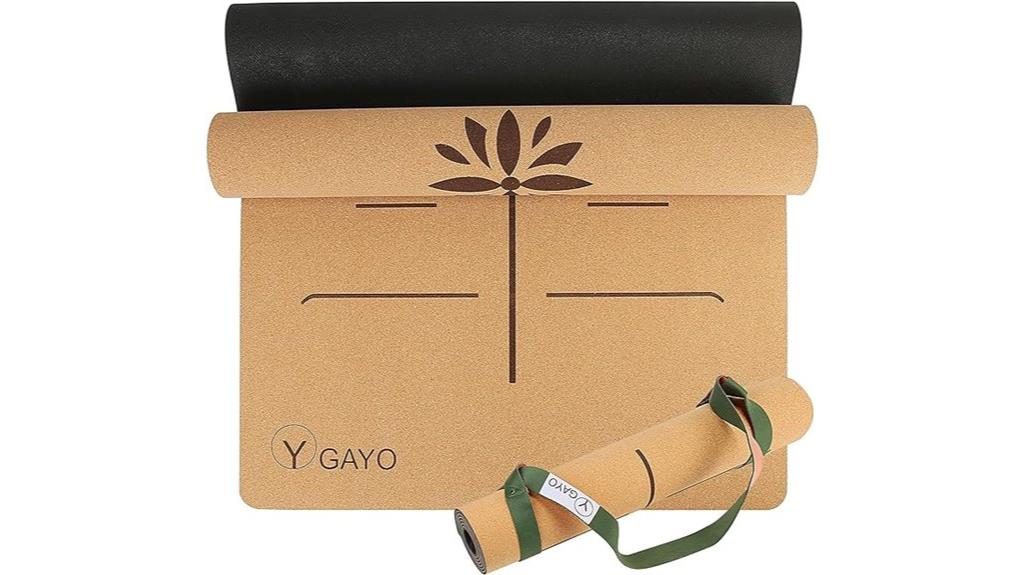 luxury cork yoga mat