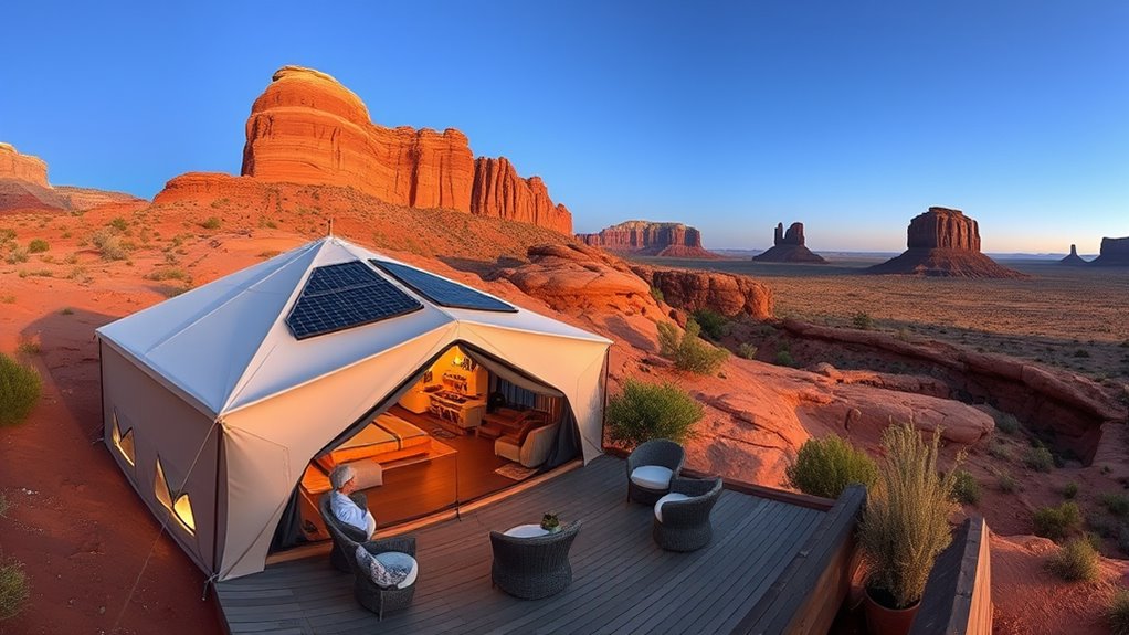 luxury eco friendly tent design