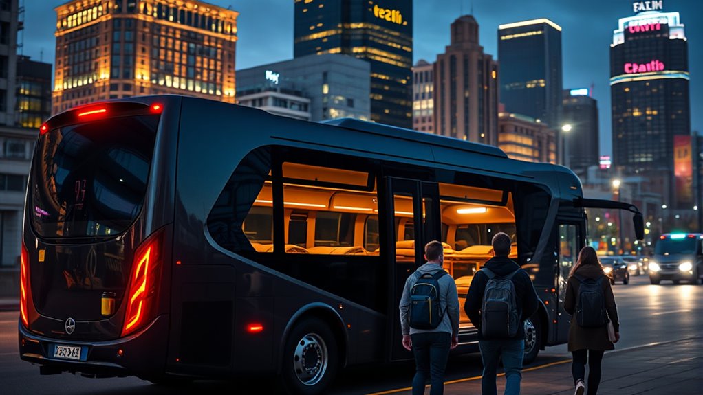 luxury overnight bus travel