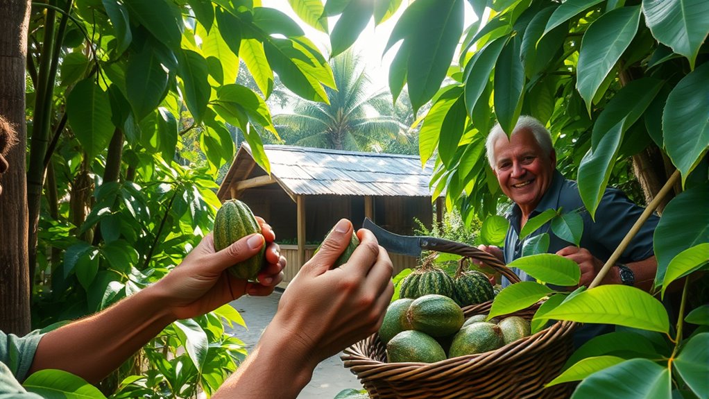 meeting local farmers traditional techniques