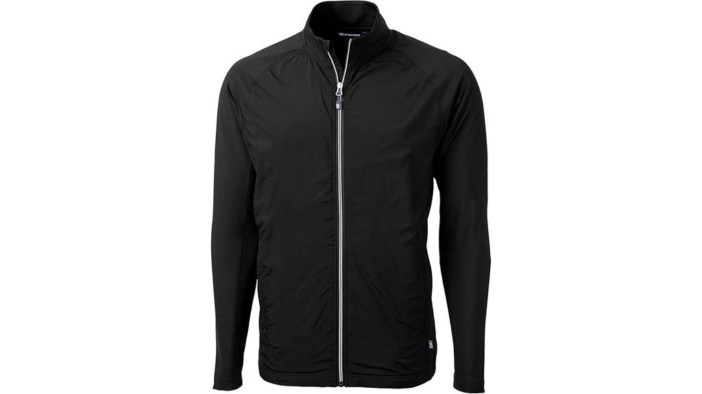 men s hybrid full zip