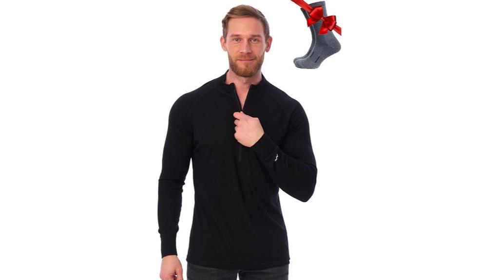 men s merino wool base layer