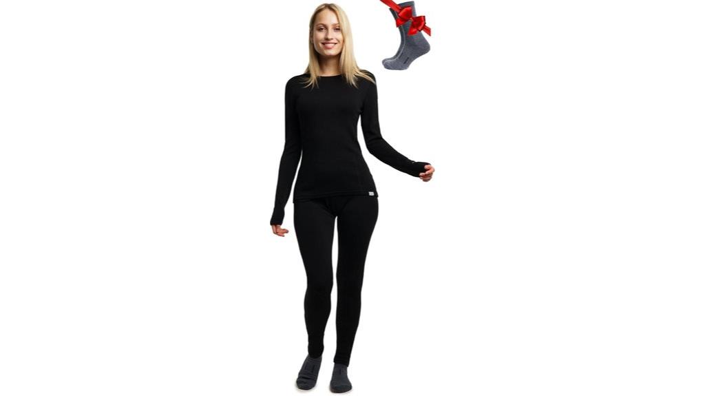 merino wool women s set