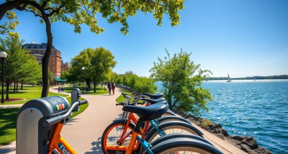 minneapolis lakes bike map