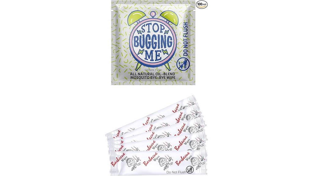mosquito and bbq hand wipes