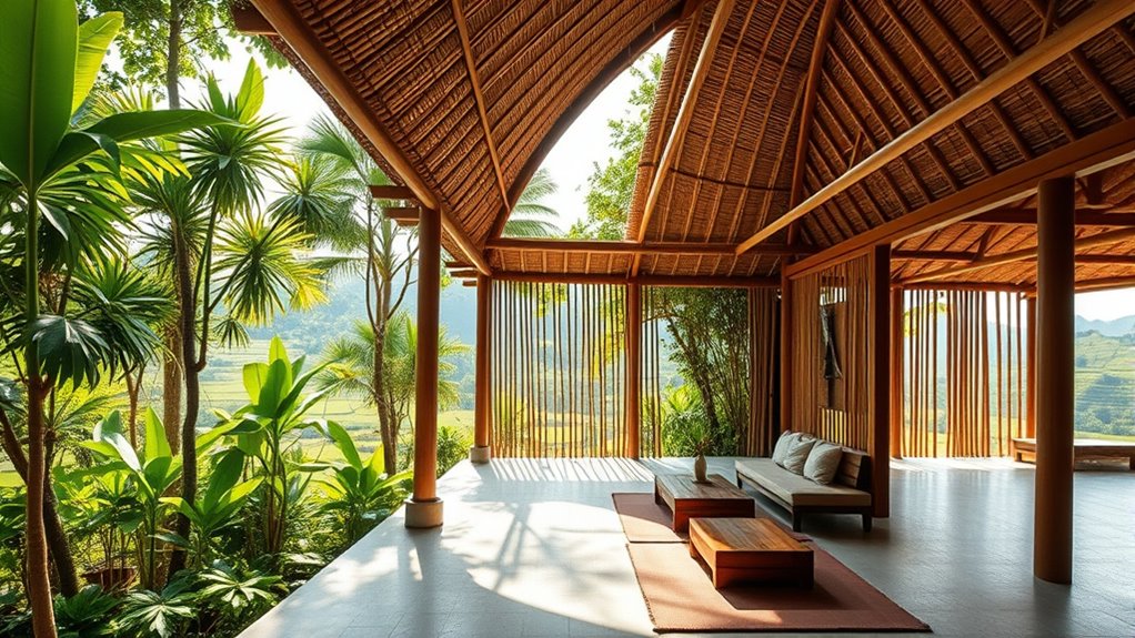 natural bamboo minimalist sanctuary
