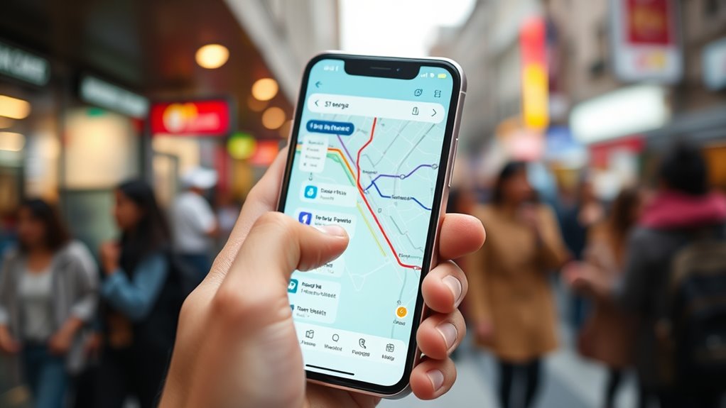 navigate transit app features