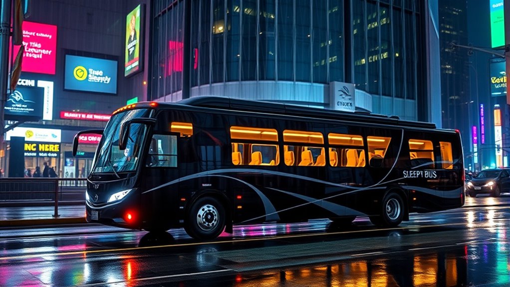 nighttime bus travel increase