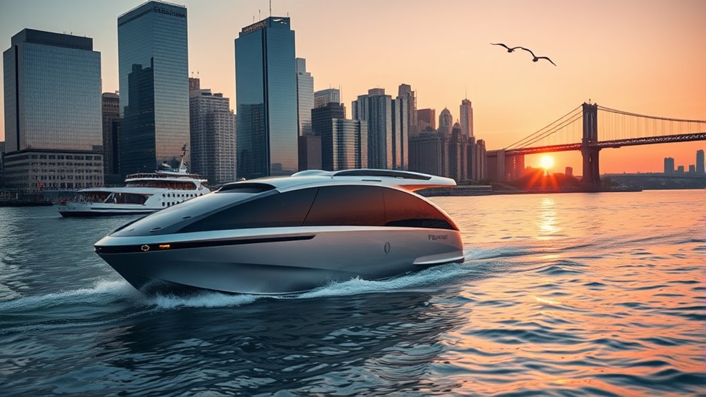 nyc electric water taxis