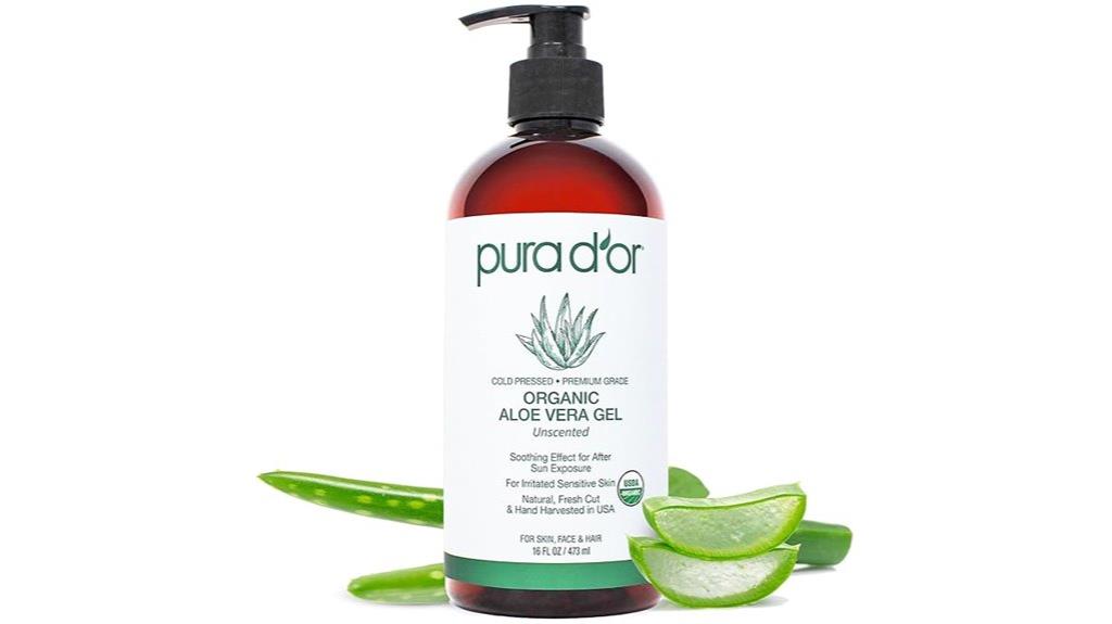 organic aloe vera gel