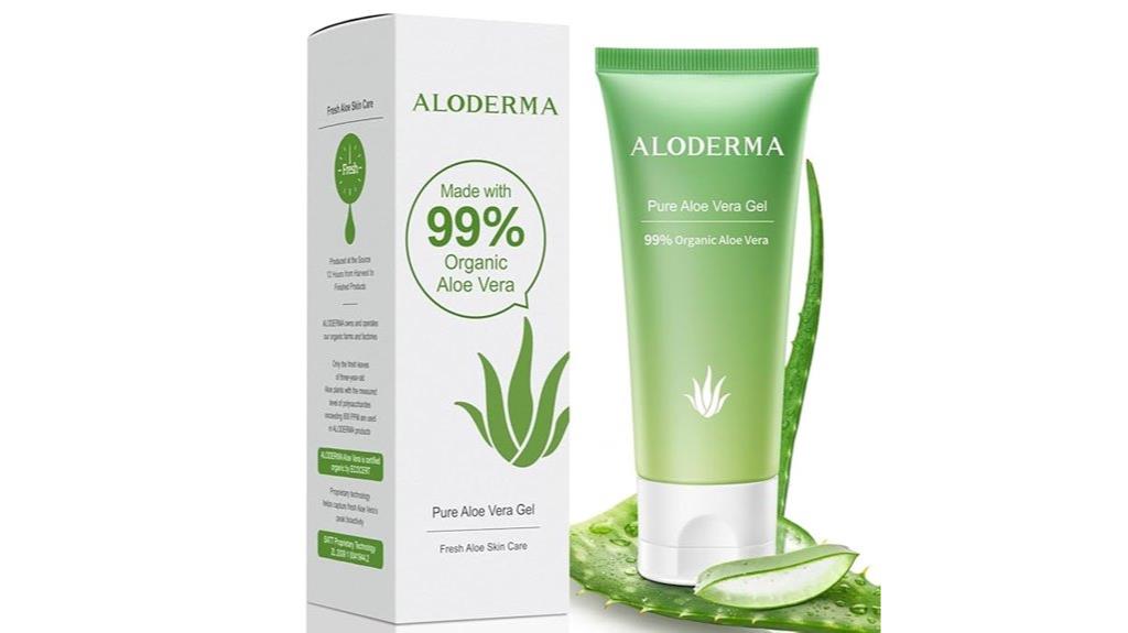 organic aloe vera gel