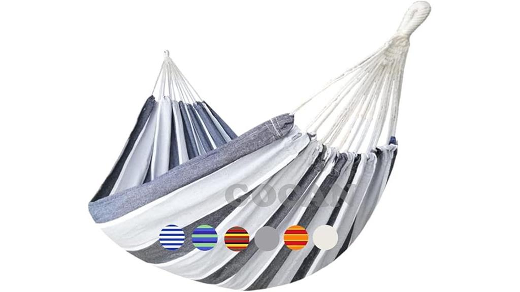 outdoor relaxing hammock