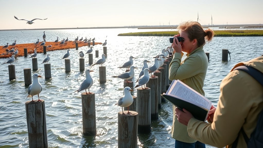 participating in bird monitoring
