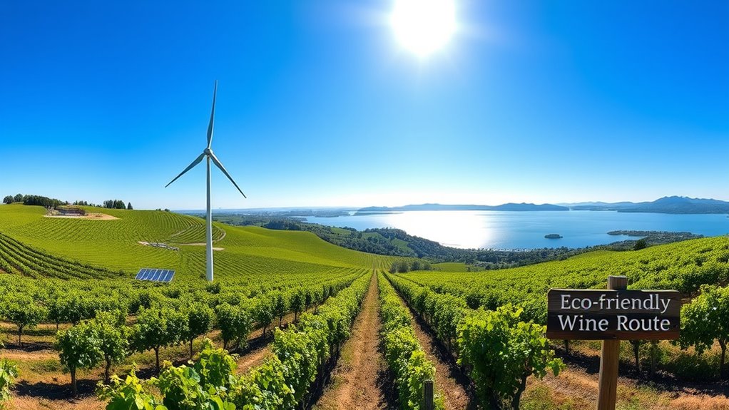 plan eco friendly vineyard visits