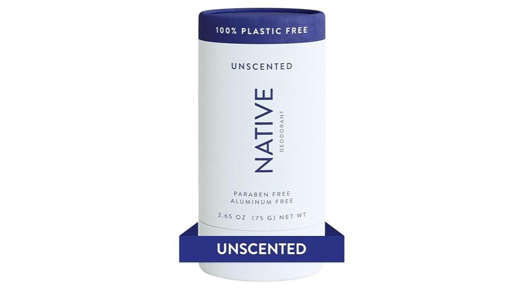 plastic free unscented deodorant