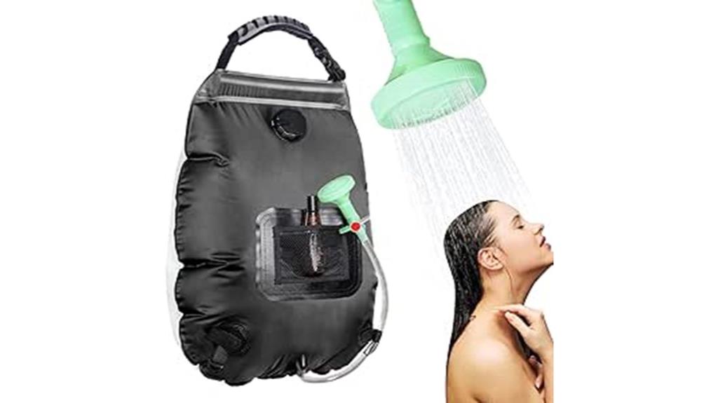portable 5 gallon solar shower