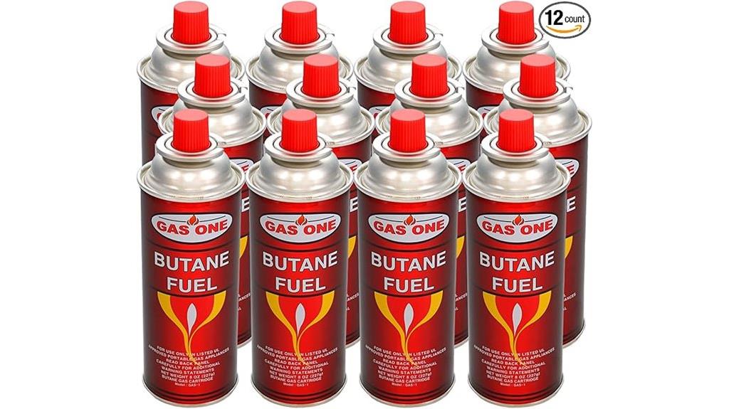 portable butane camping fuel