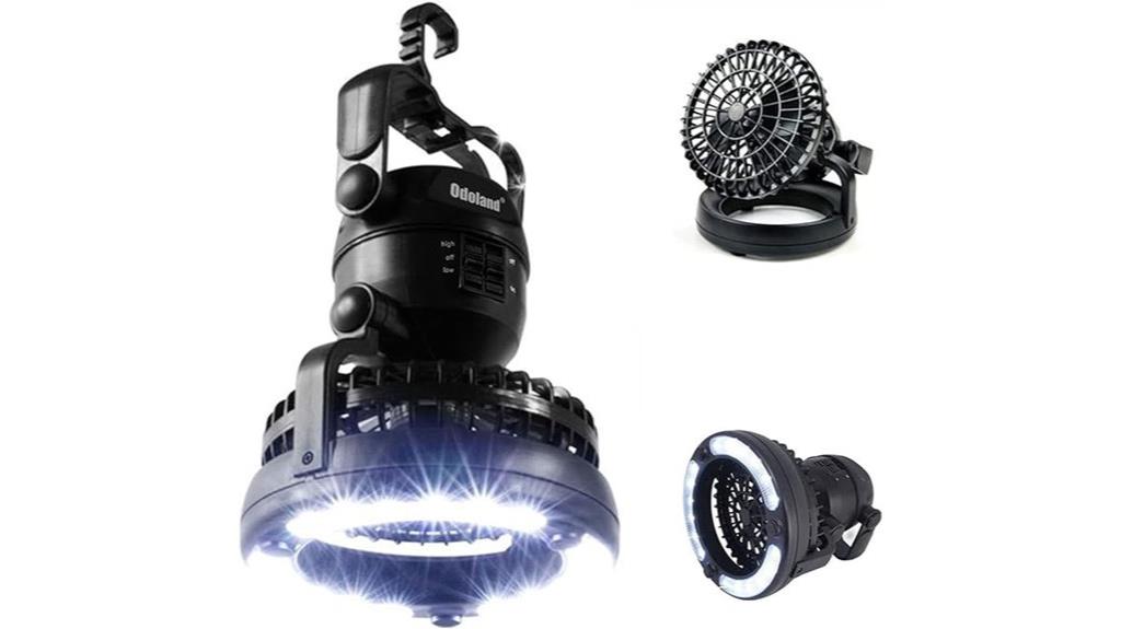 portable led camping fan