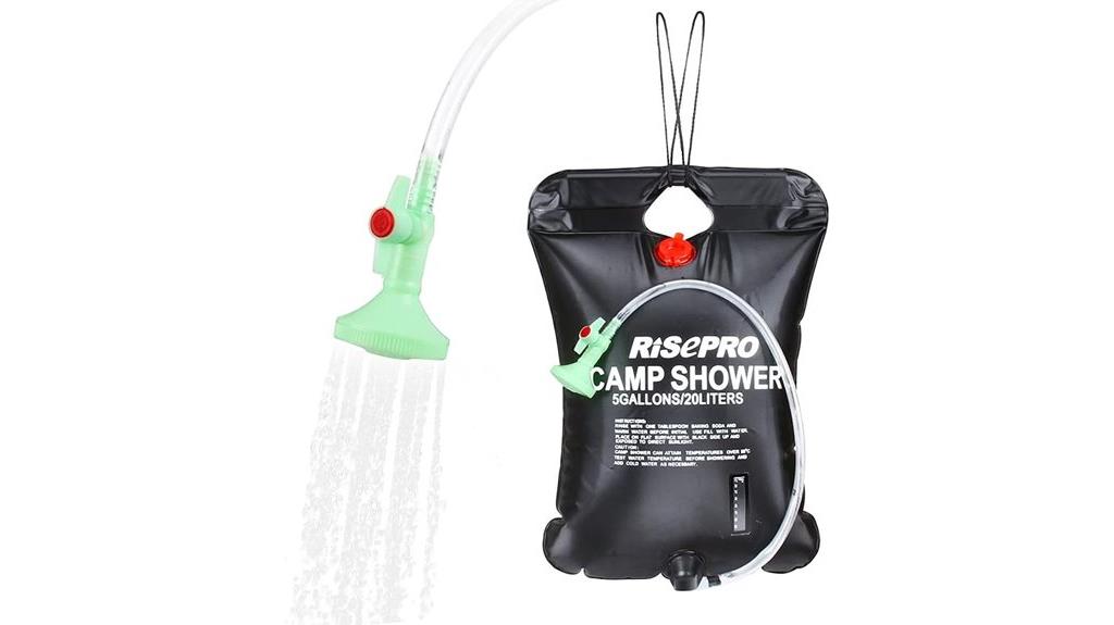 portable solar shower