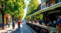 portland bike tram itinerary