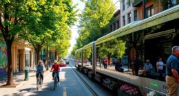 portland bike tram itinerary