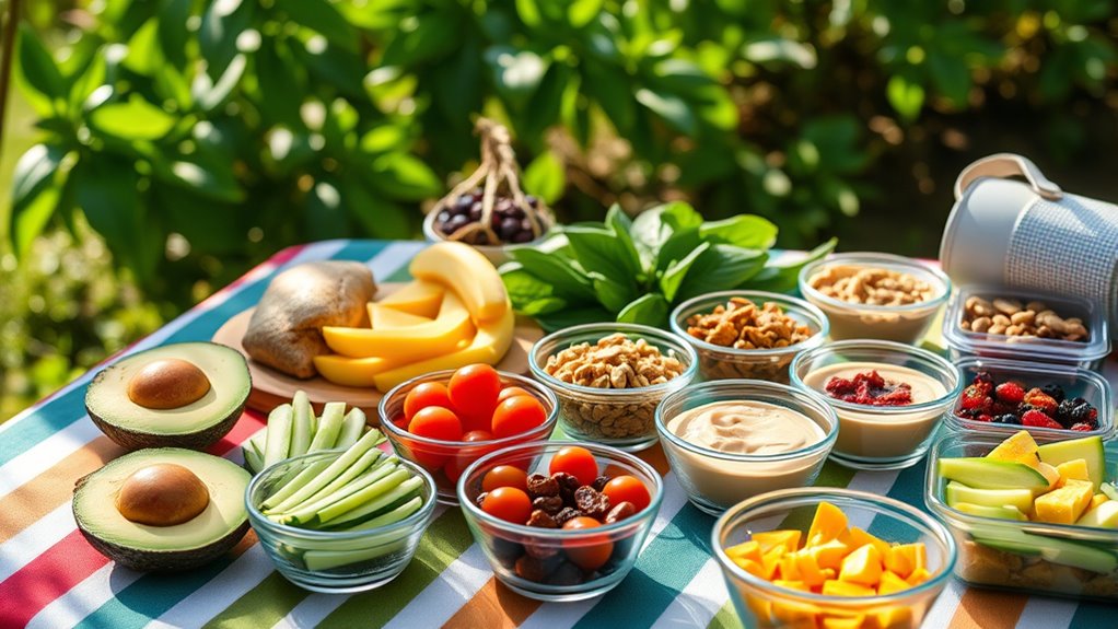 pre planned healthy travel snacks