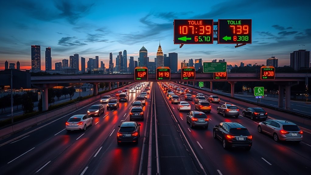 real time traffic adjusted tolls